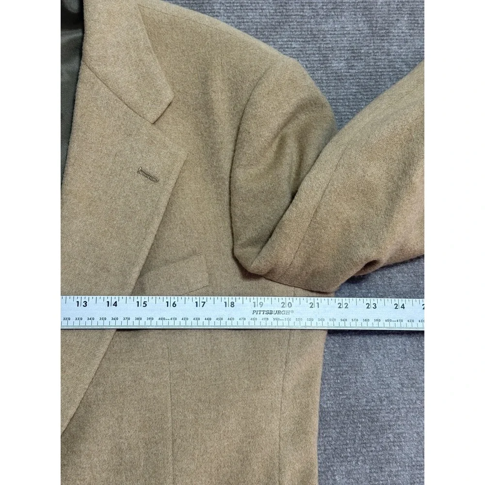 Vintage Evan-Picone Blazer Mens‎ Large Tan Camel Sport Coat Made USA 90s